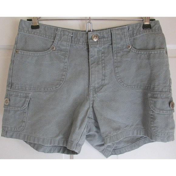 Pants - Wish VF Jeanswear Juniors Gray Flat Front Jean Shorts Size 3M